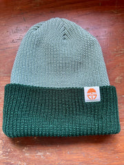 Two-Color Knit Beanie