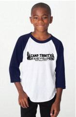 Baseball Tee with Old Camp Banner