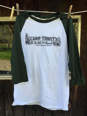 Baseball Tee with Old Camp Banner